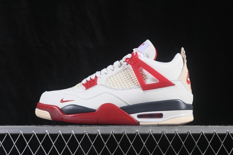 Nike Nigel Sylvester x Air Jordan 4 Retro Running Shoes with Brick-Inspired Design - IQ8055-100