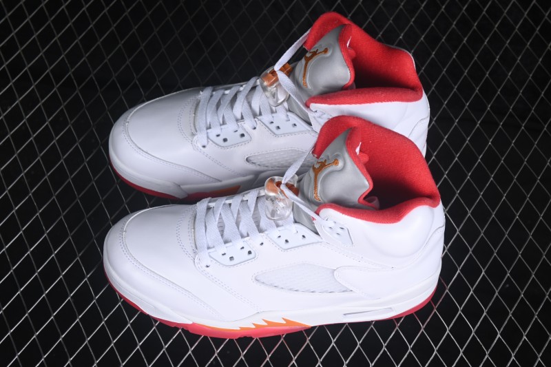 Air Jordan 5 Retro Sunset AJ5 White Orange Red IV5678-102