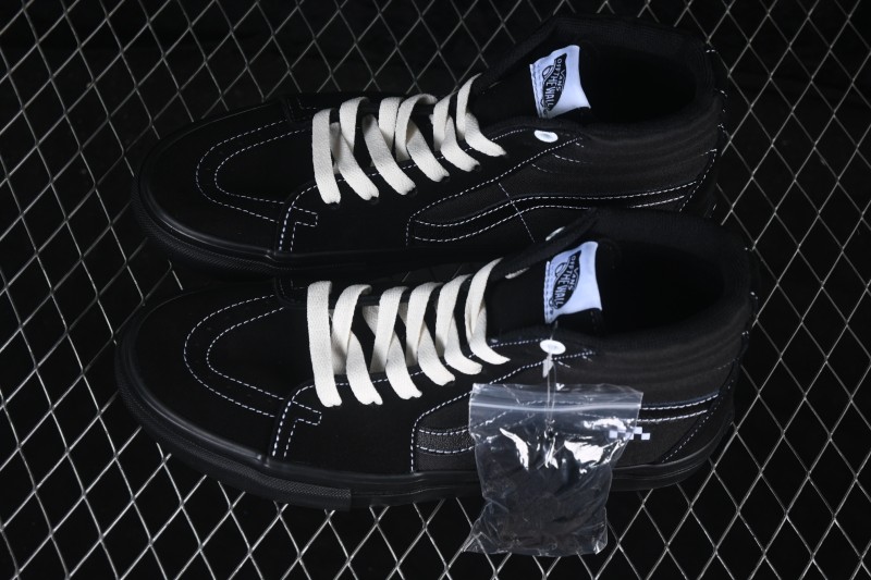 Vans Skate Sk8-Hi Retro Casual Low-Top Skate Shoes - VN0A5FCCBLK