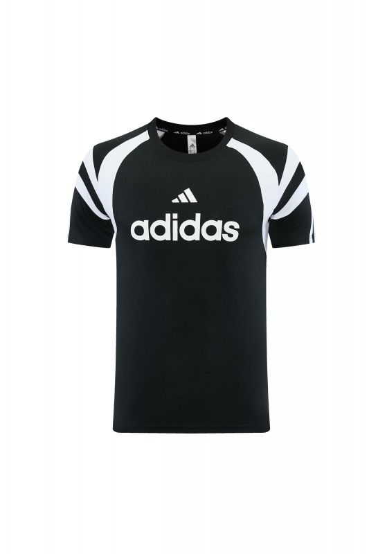 26/27 Adidas 17 Black Short Sleeve+Soccer Shorts