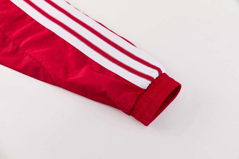 26/27 Manchester United FC Red Full Zipper Windbreaker Jacket