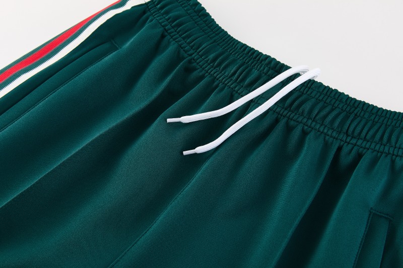 26/27 Mexico  Dark Green Full Zipper Jacket + Long Pants