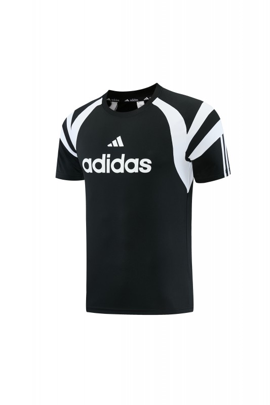 26/27 Adidas 17 Black Short Sleeve+Soccer Shorts