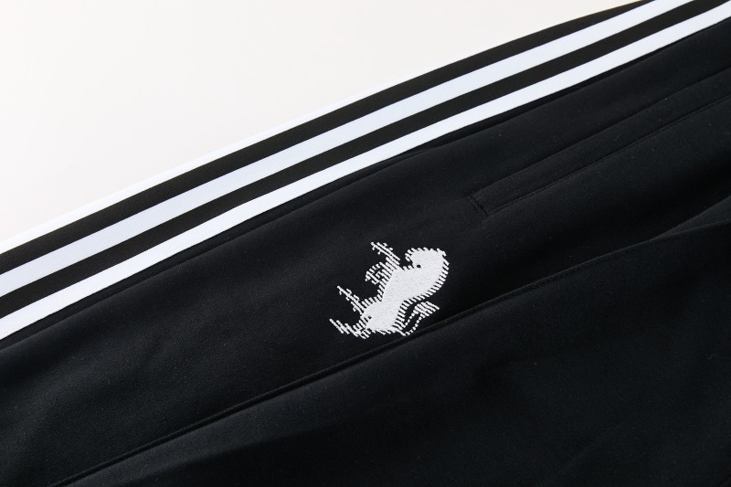 26/27 Juventus  Black Hoodie Full Zipper Jacket + Long Pants