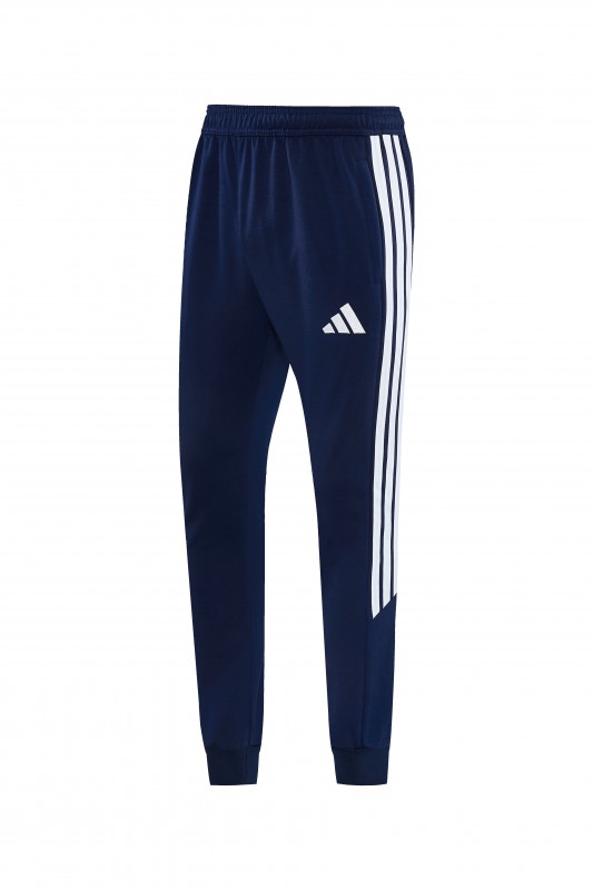 26/27 Adidas M06  Navy Blue Full Zipper Hooded Jacket Tracksuit + Long Pants