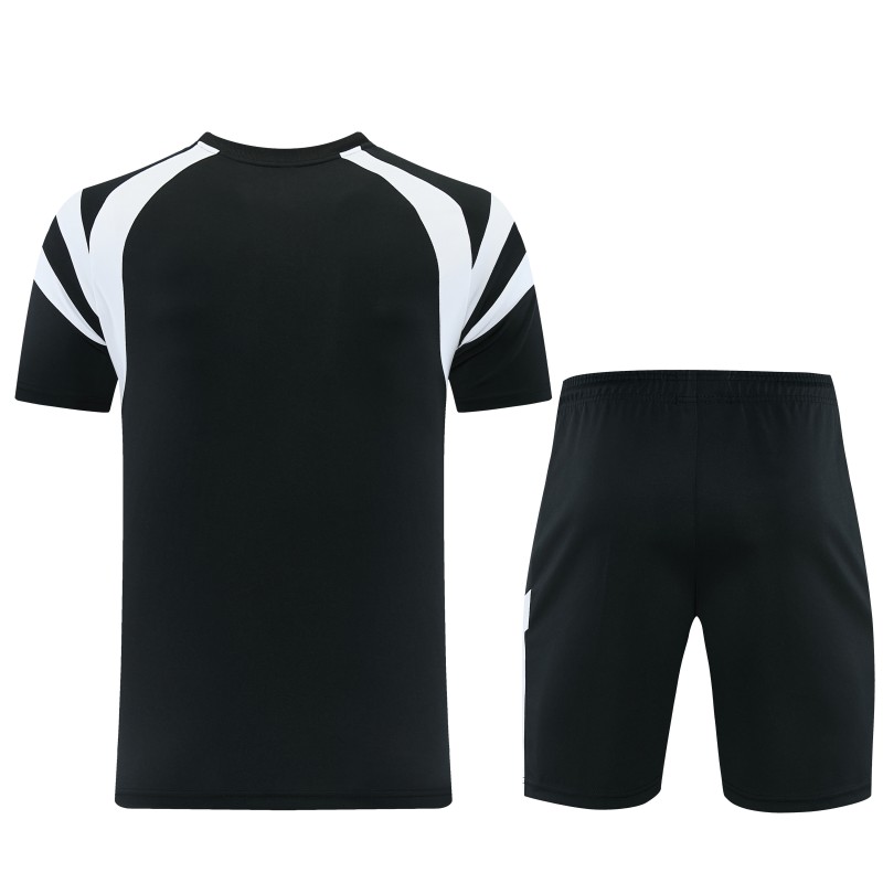 26/27 Adidas 17 Black Short Sleeve+Soccer Shorts
