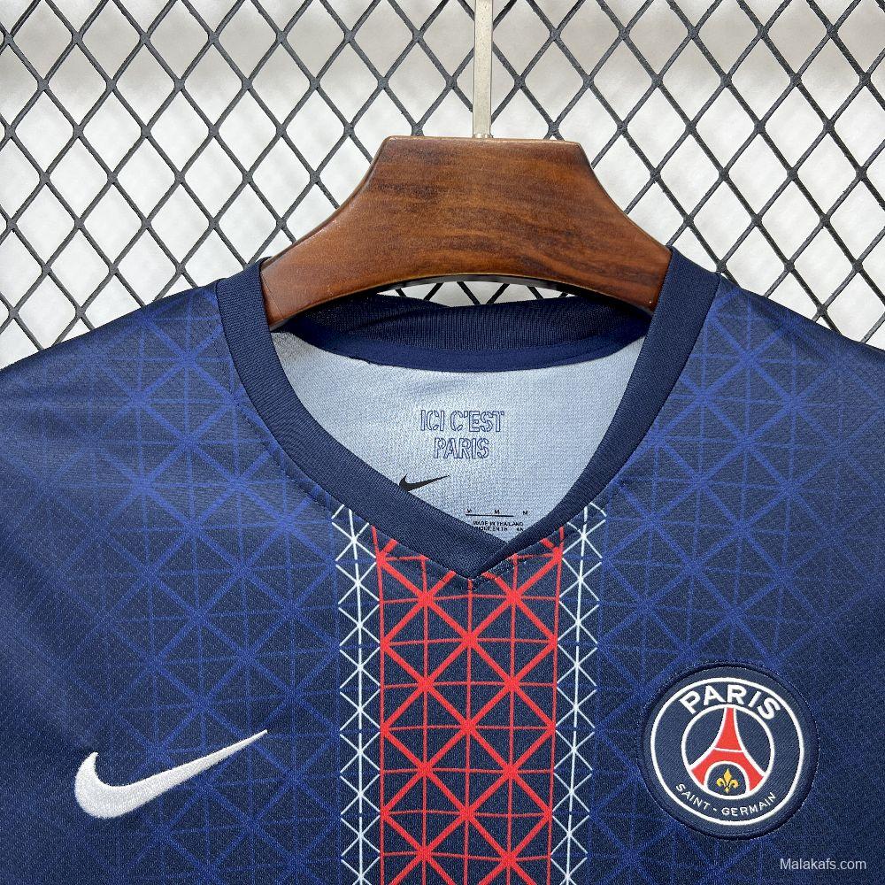 2025/26 Mens Paris Saint-Germain Home Long Sleeve Jersey