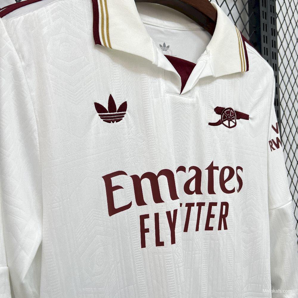 2025/26 Mens Arsenal Third Long Sleeve Jersey
