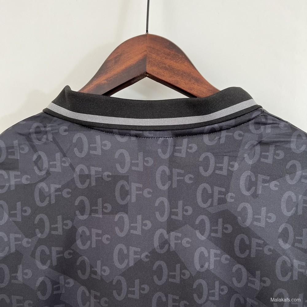 Retro Chelsea 1990 Black Special Black Out Jersey