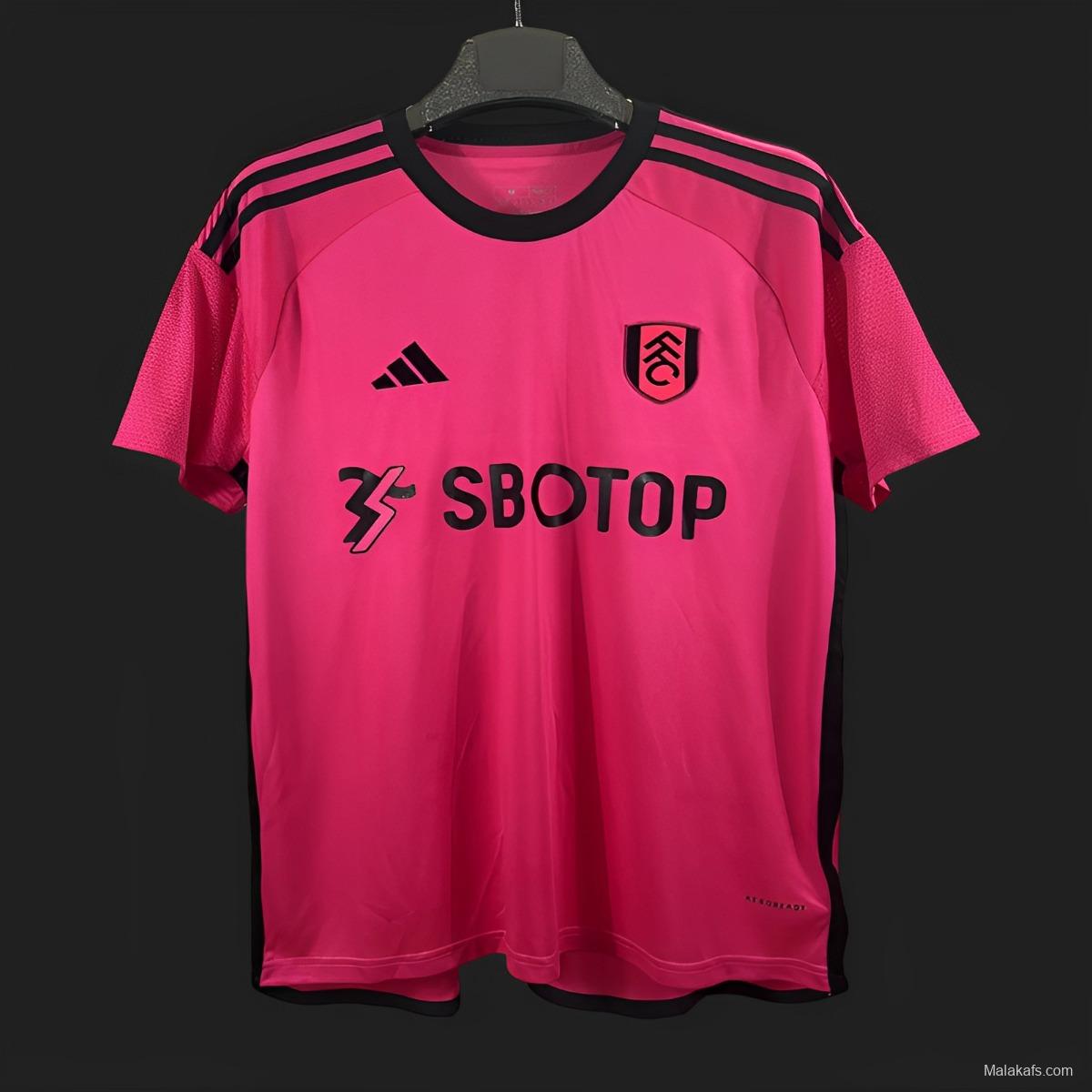 23/24 Fulham Away Pink Jersey