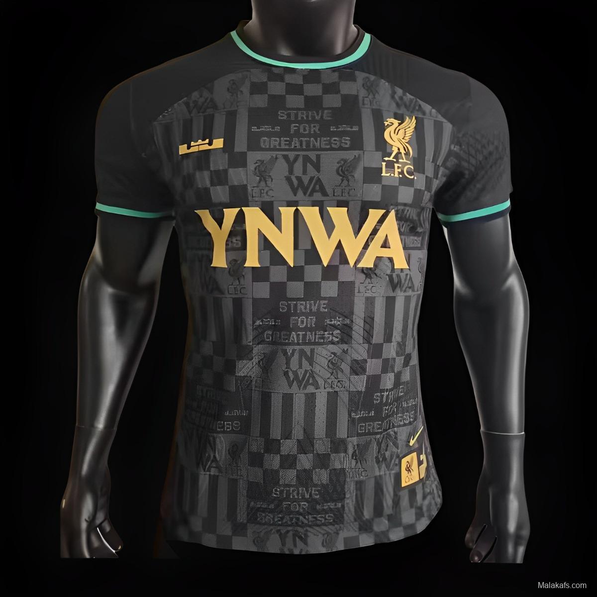 Player Version 23/24 Liverpool xLebron YNWA Black Jersey