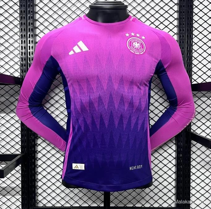 Player Version 2024 Germany Away Long Sleeve Jersey