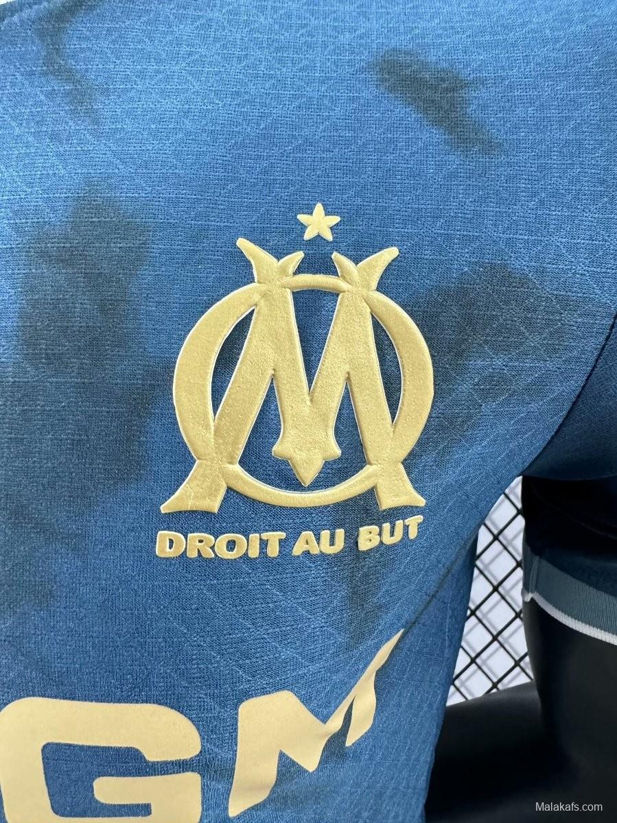 Player Version 24/25 Olympique Marseille Away Navy Jersey