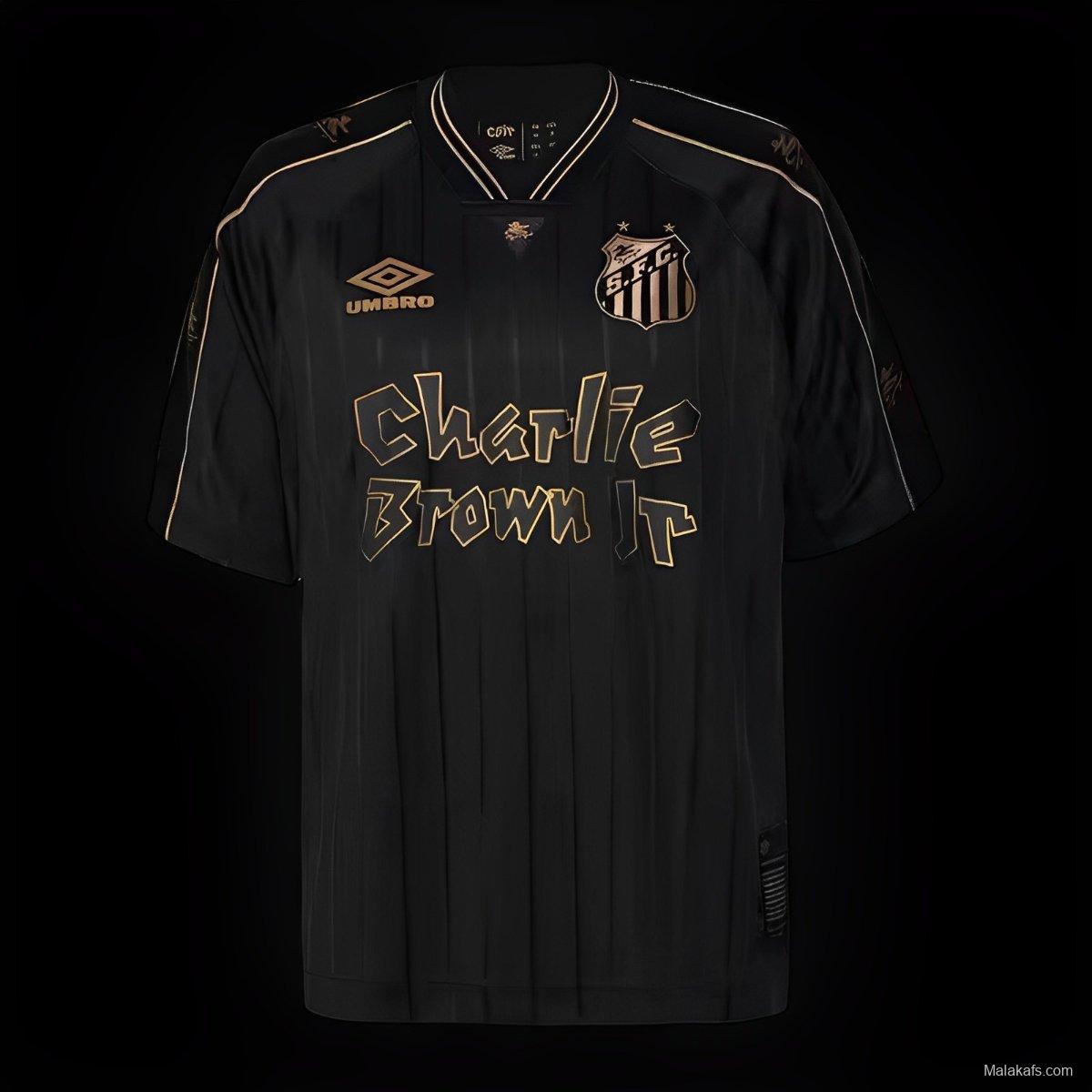 24/25 Santos Charlie Brown Jr Special Black Jersey