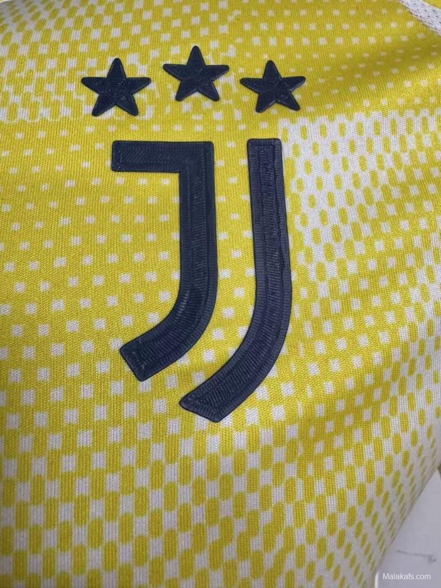 Player Version 24/25 Juventus Away Yellow Jersey