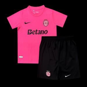 24/25 Kids Sporting CP Pink October Jersey