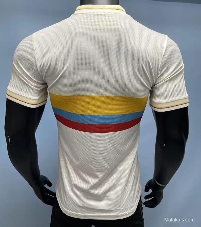 Player Version 2024 Colombia White 100Th Anniversary Jersey