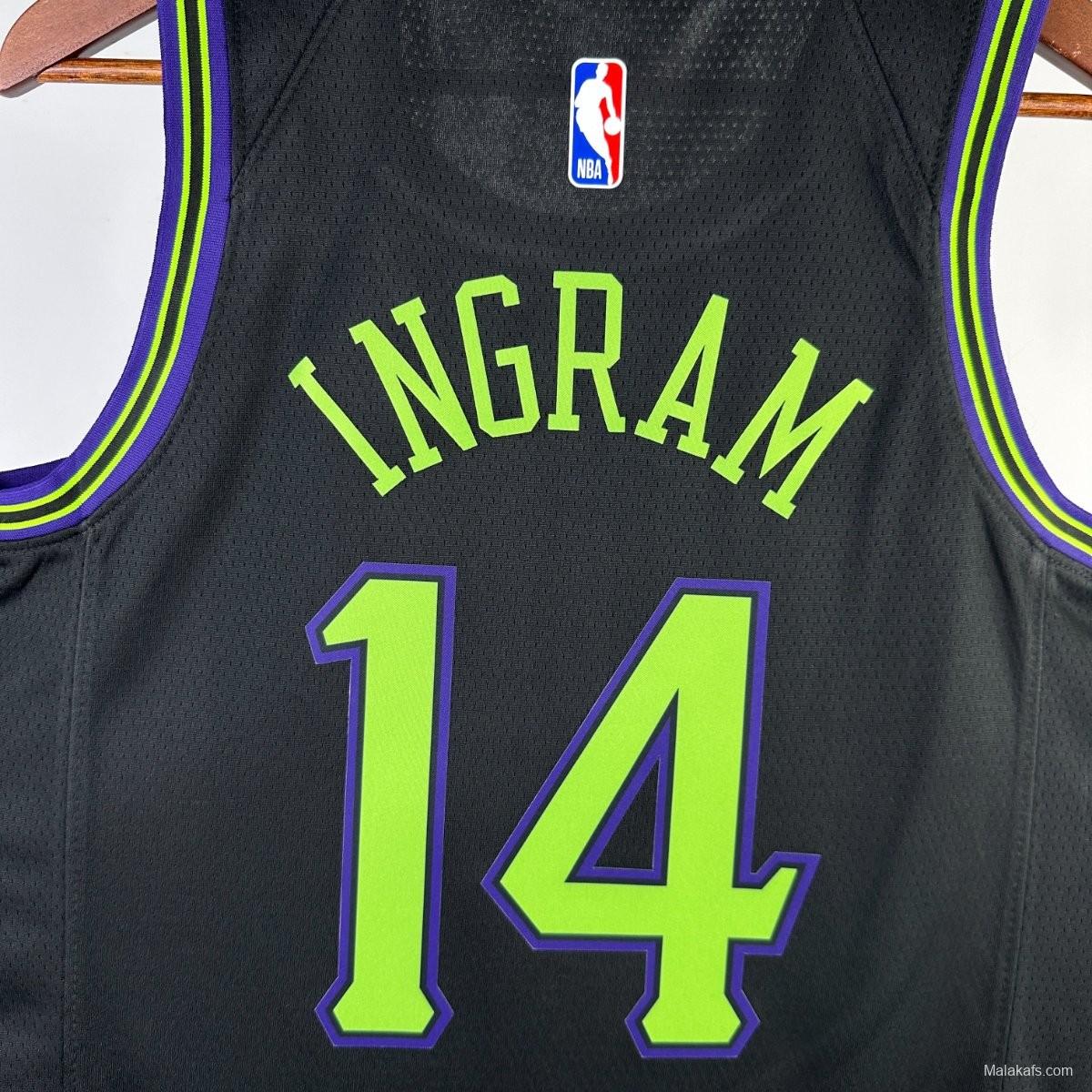 New Orleans Pelicans Ingram #14 2024/25 City Edition Jersey