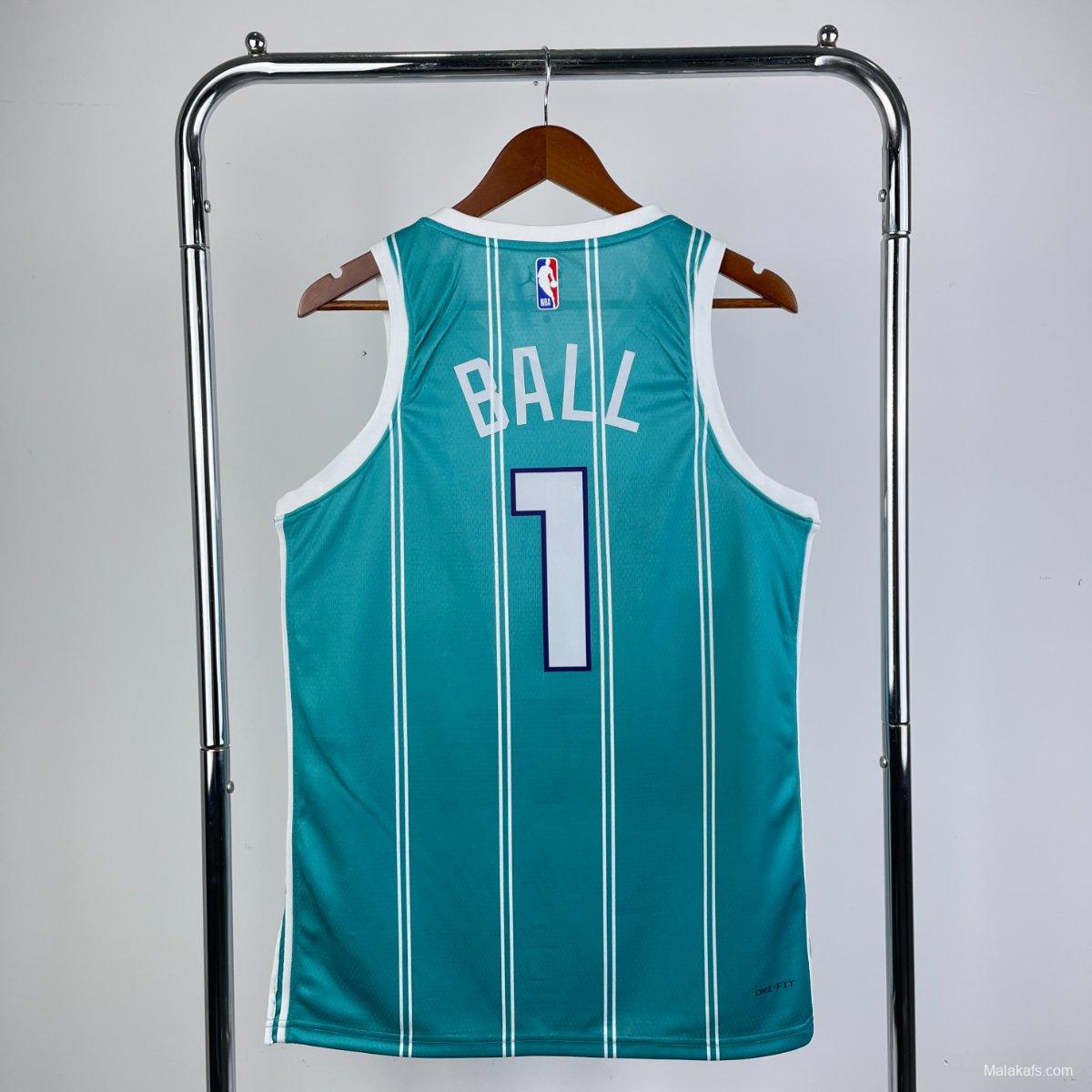 Charlotte Hornets LaMelo Ball #1 2023/24 Icon Edition Jersey