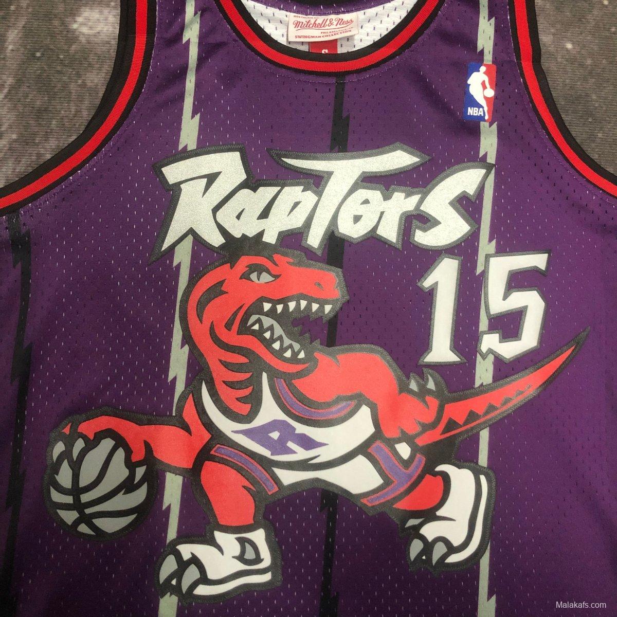 Toronto Raptors Vince Carter #15 Mitchell & Ness 1998/99 Hardwood Classics Jersey