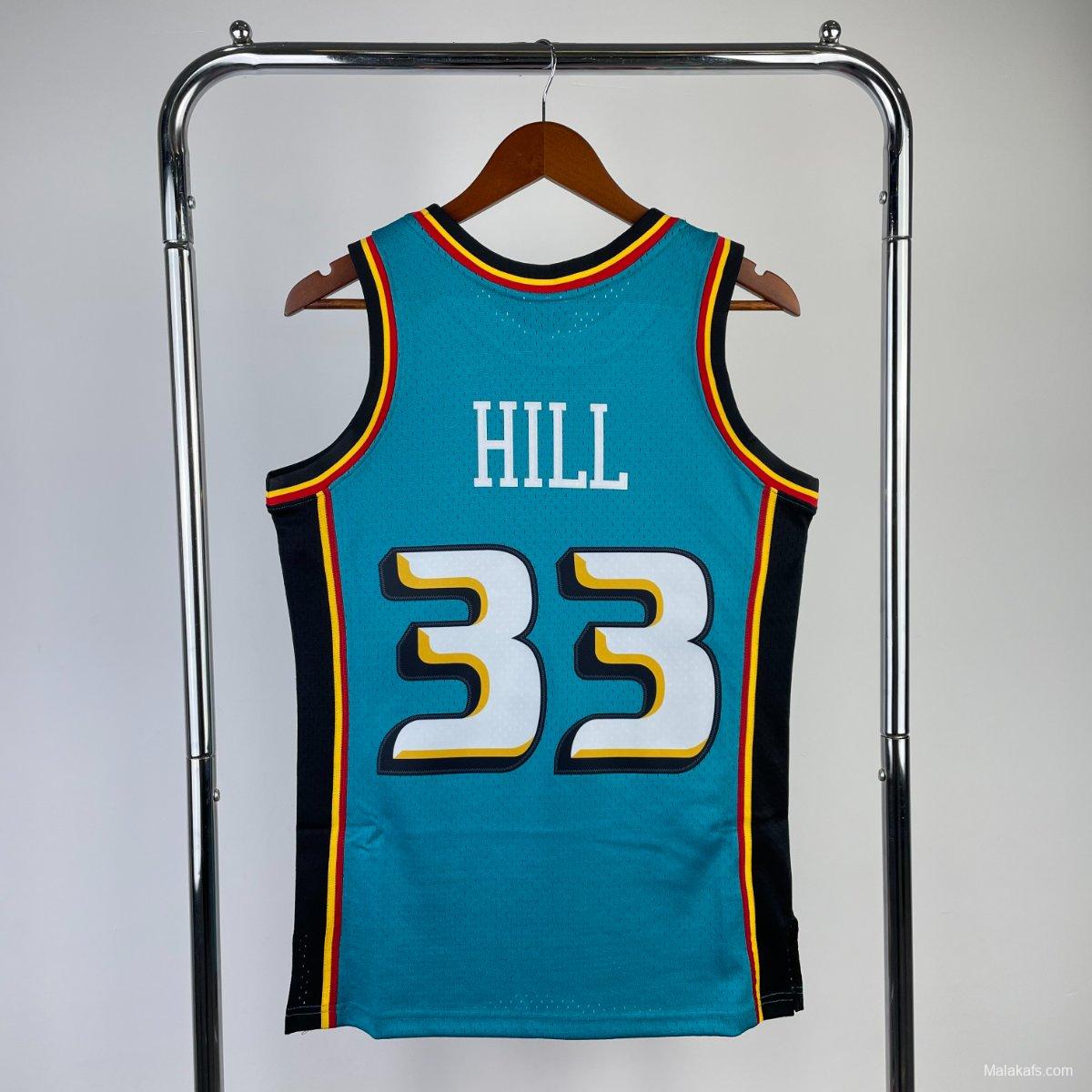 Detroit Pistons Grant Hill #33 Mitchell & Ness 1998/99 Hardwood Classics Jersey