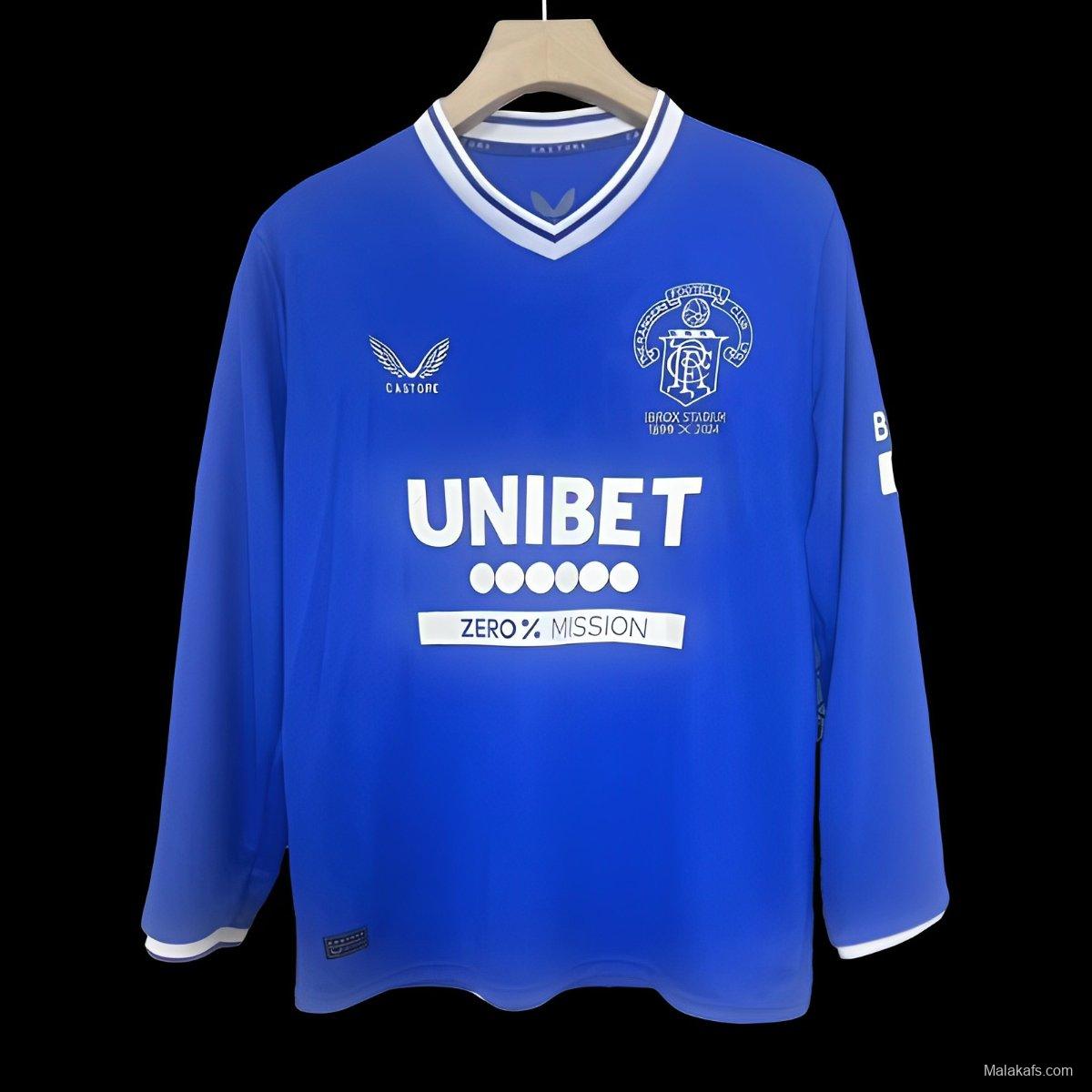 24/25 Glasgow Rangers 125Th Anniversary Long Sleeve Jersey