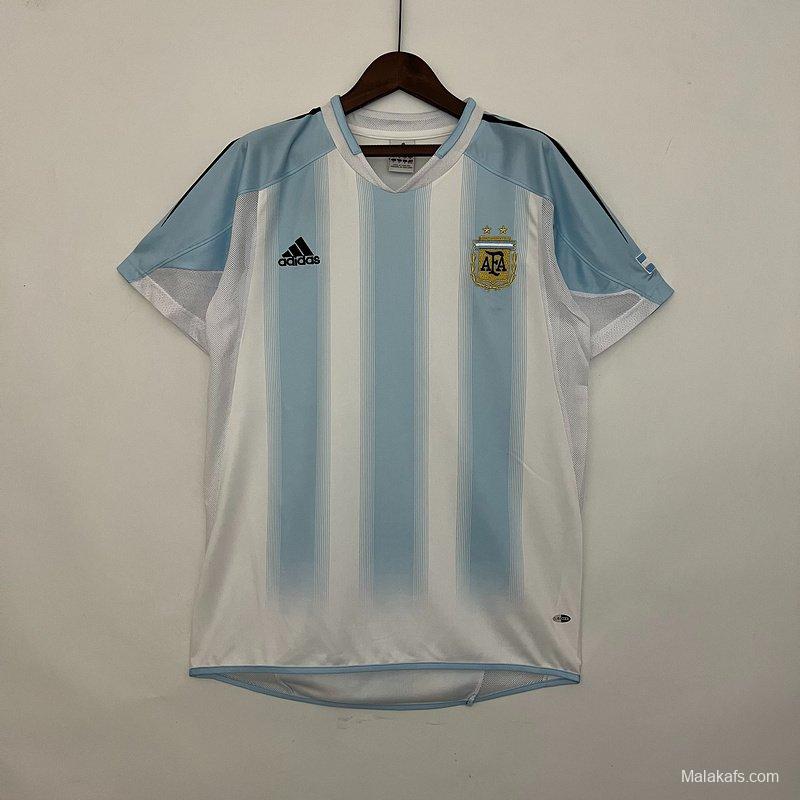 Retro Argentina 04/05 Home Jersey