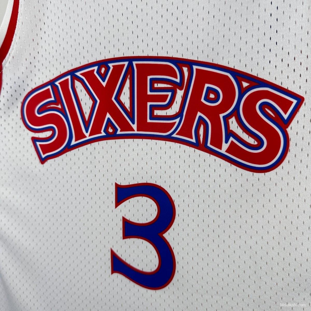 Philadelphia 76ers #3 Allen Iverson 1996/97 Mitchell & Ness Edition