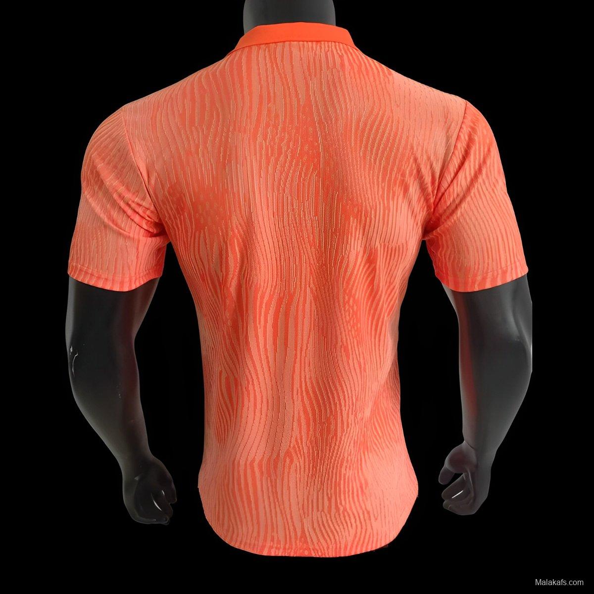 Player Version 2024 Netherlands Orange POLO Jersey