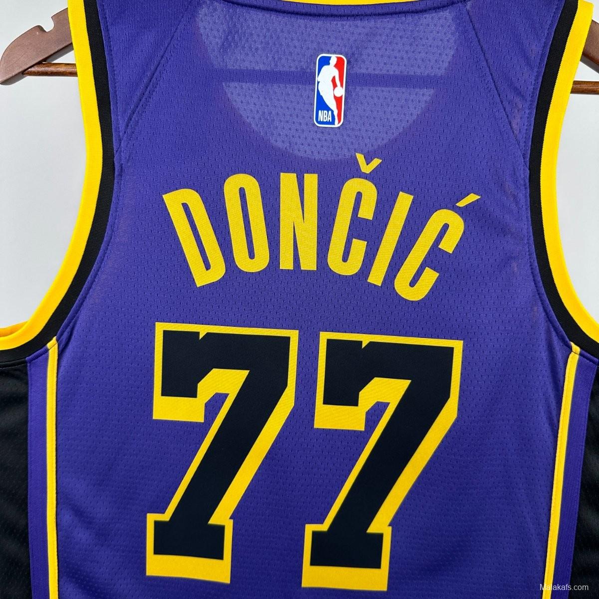 Los Angeles Lakers #77 Doncic 2024/25 Statement Edition