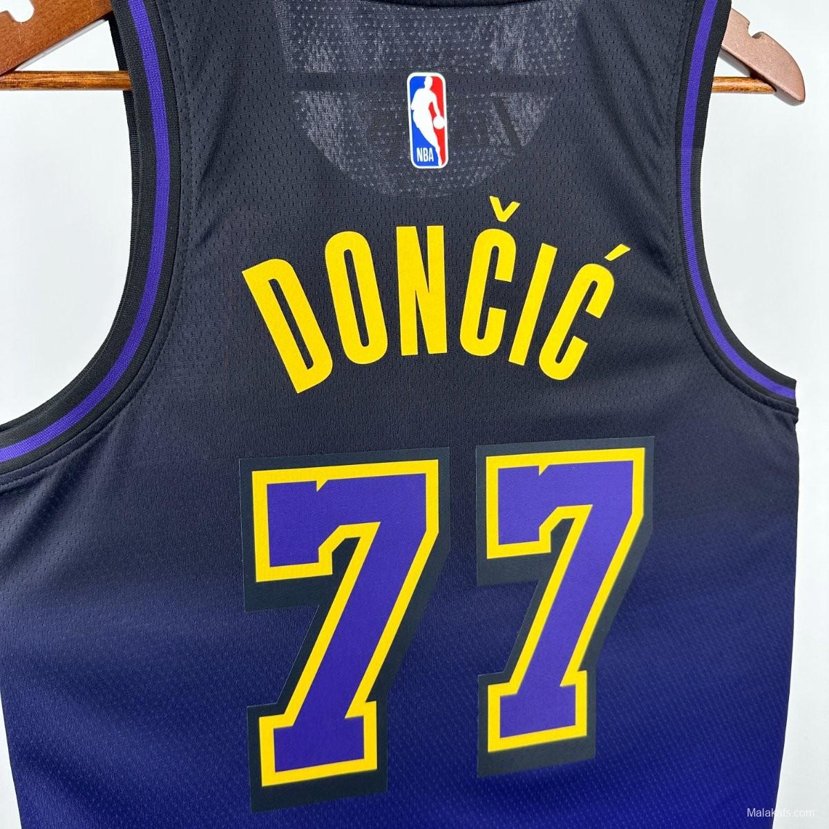 Los Angeles Lakers #77 Doncic 2024/25 City Edition