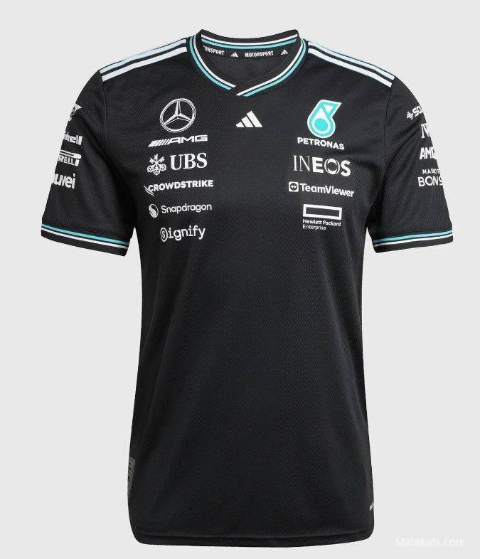 Mercedes F1 Team 2025 Black Jersey