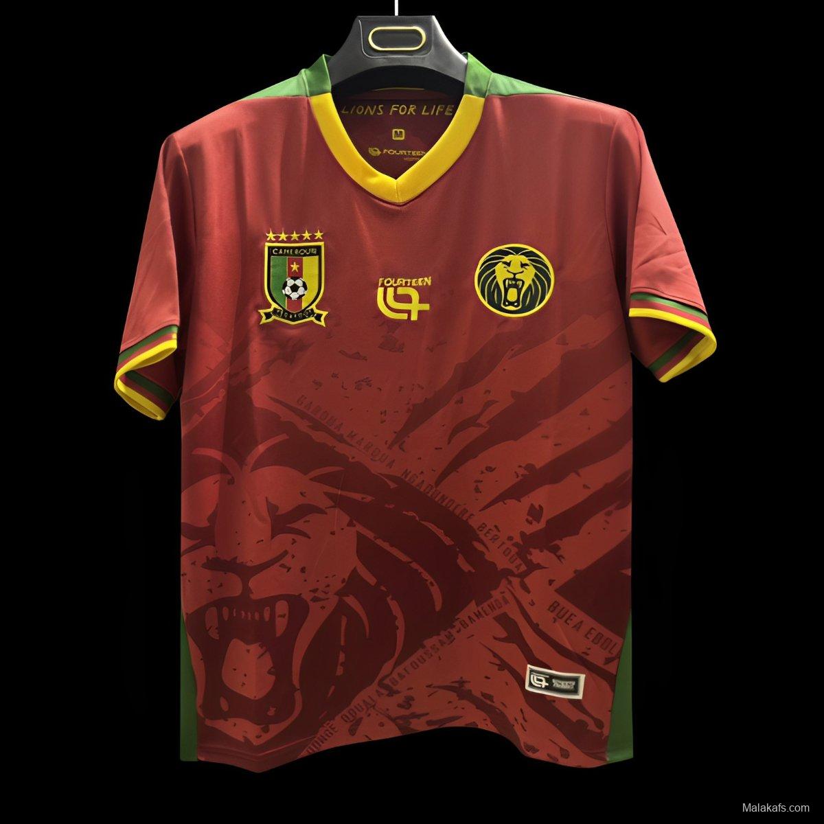 2025 Cameroon Wine Pre-Match Jersey