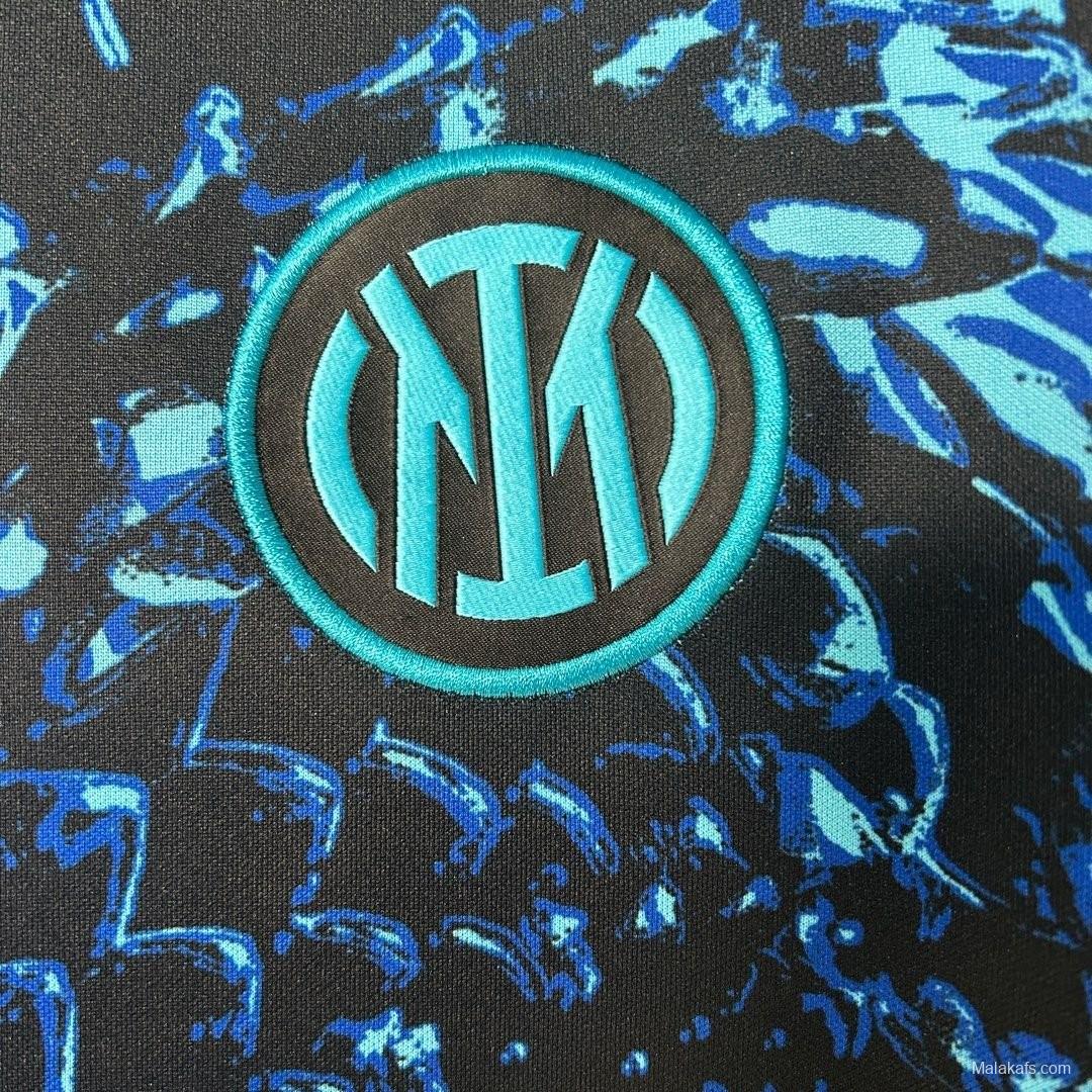 25/26 Inter Milan Black with Blue Snake Pattern Jersey