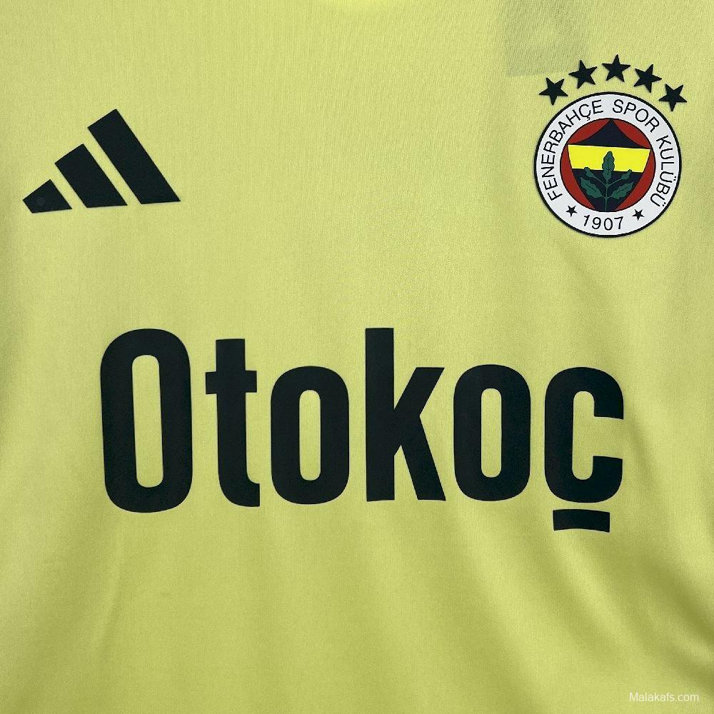 25/26 Fenerbahce Away Yellow Jersey