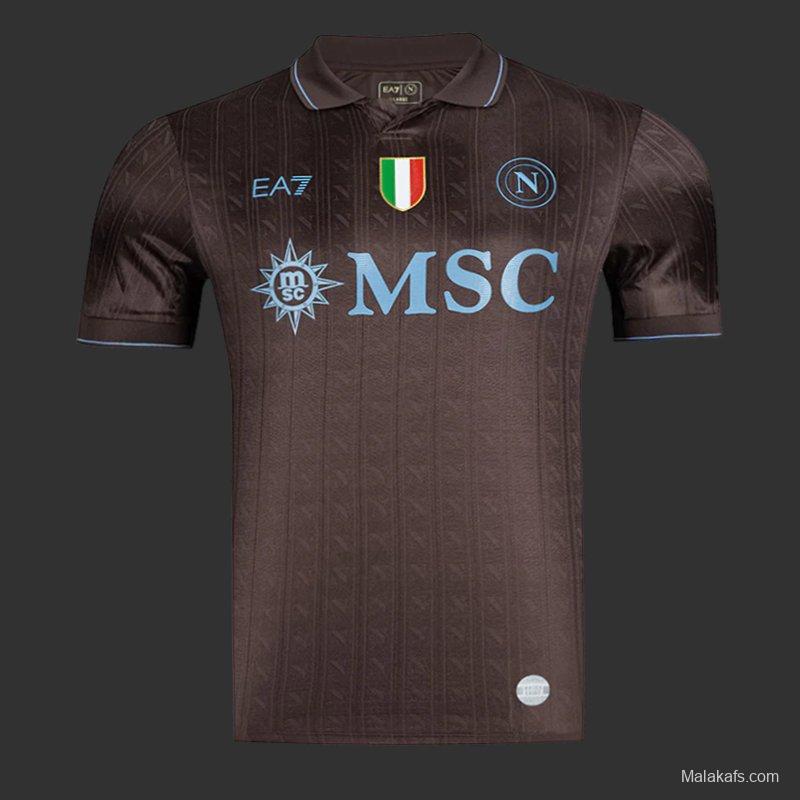 25/26 Napoli Third Black Jersey
