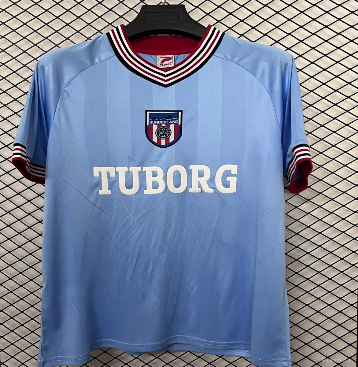 Retro 86/87 Sunderland Away Blue Jersey