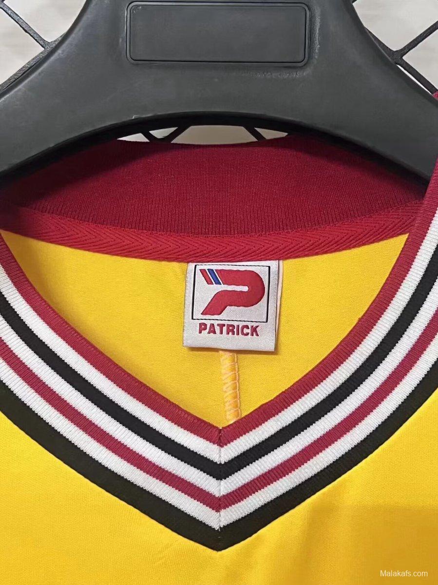 Retro 86/87 Sunderland Patrick Third Yellow Jersey