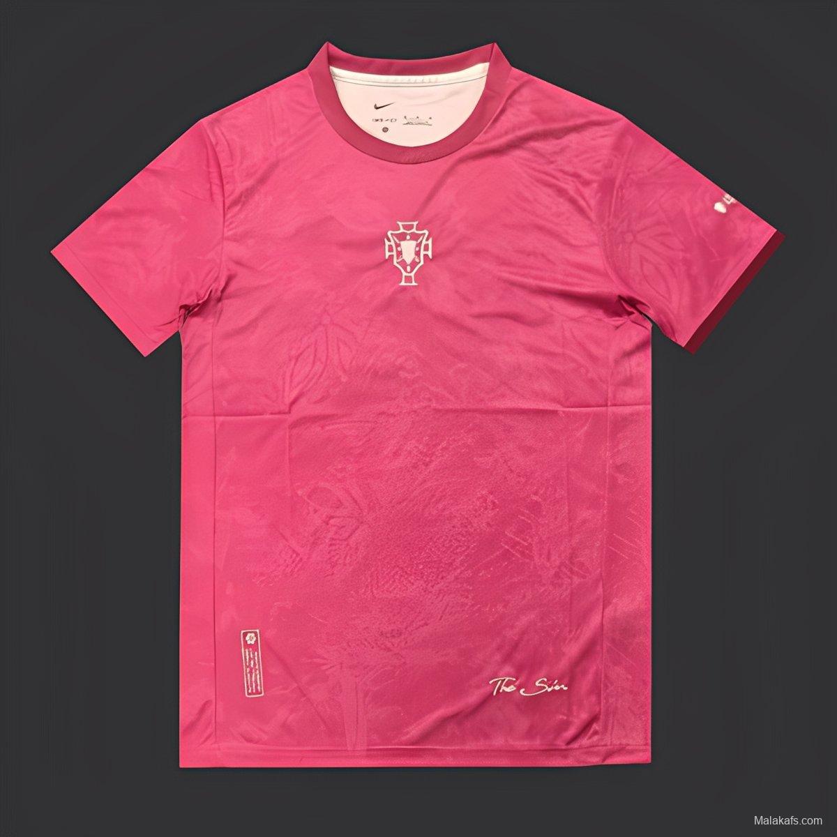 2025 Portugal RED Comma Football The Siu Jersey