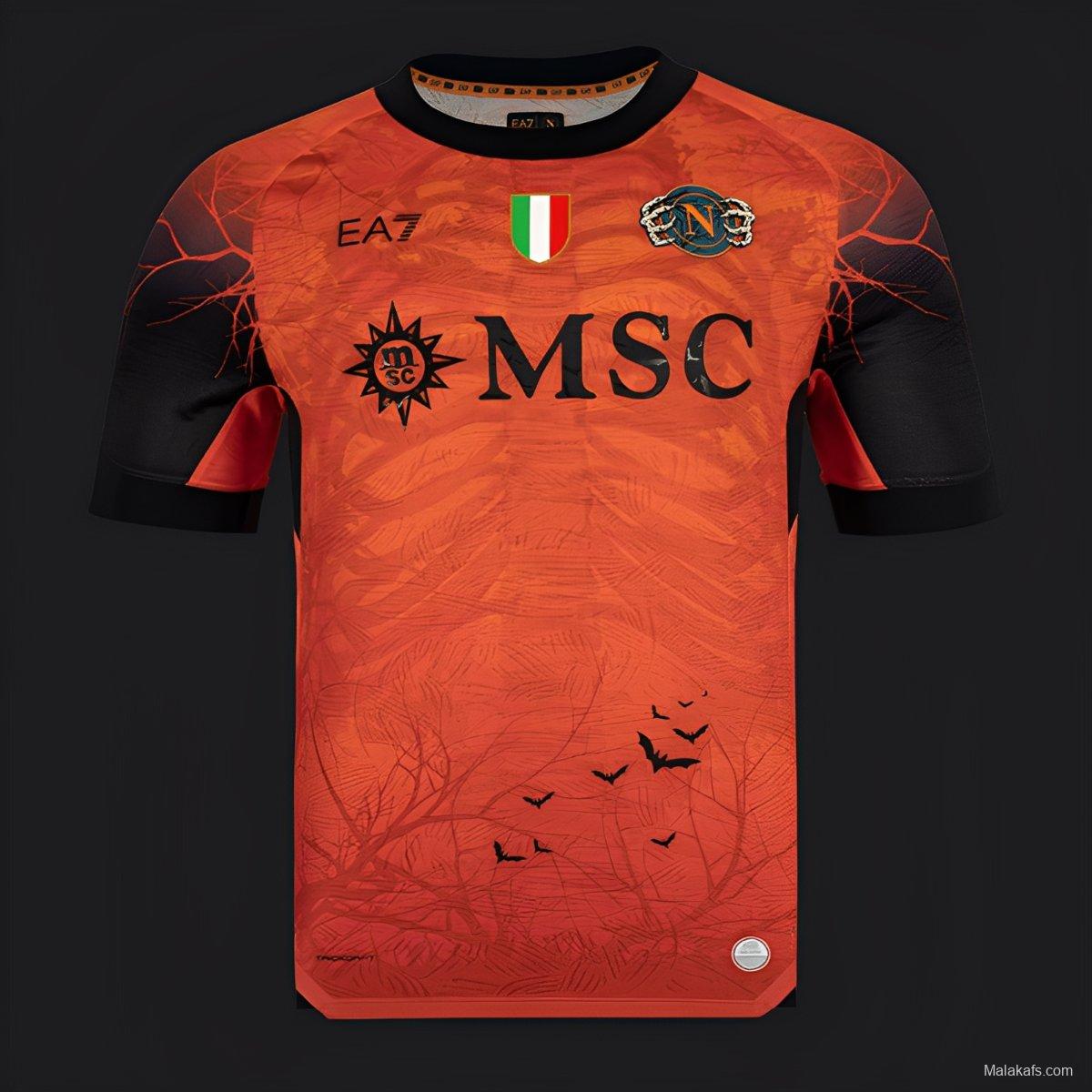 25/26 SSC Napoli Halloween Orange Jersey
