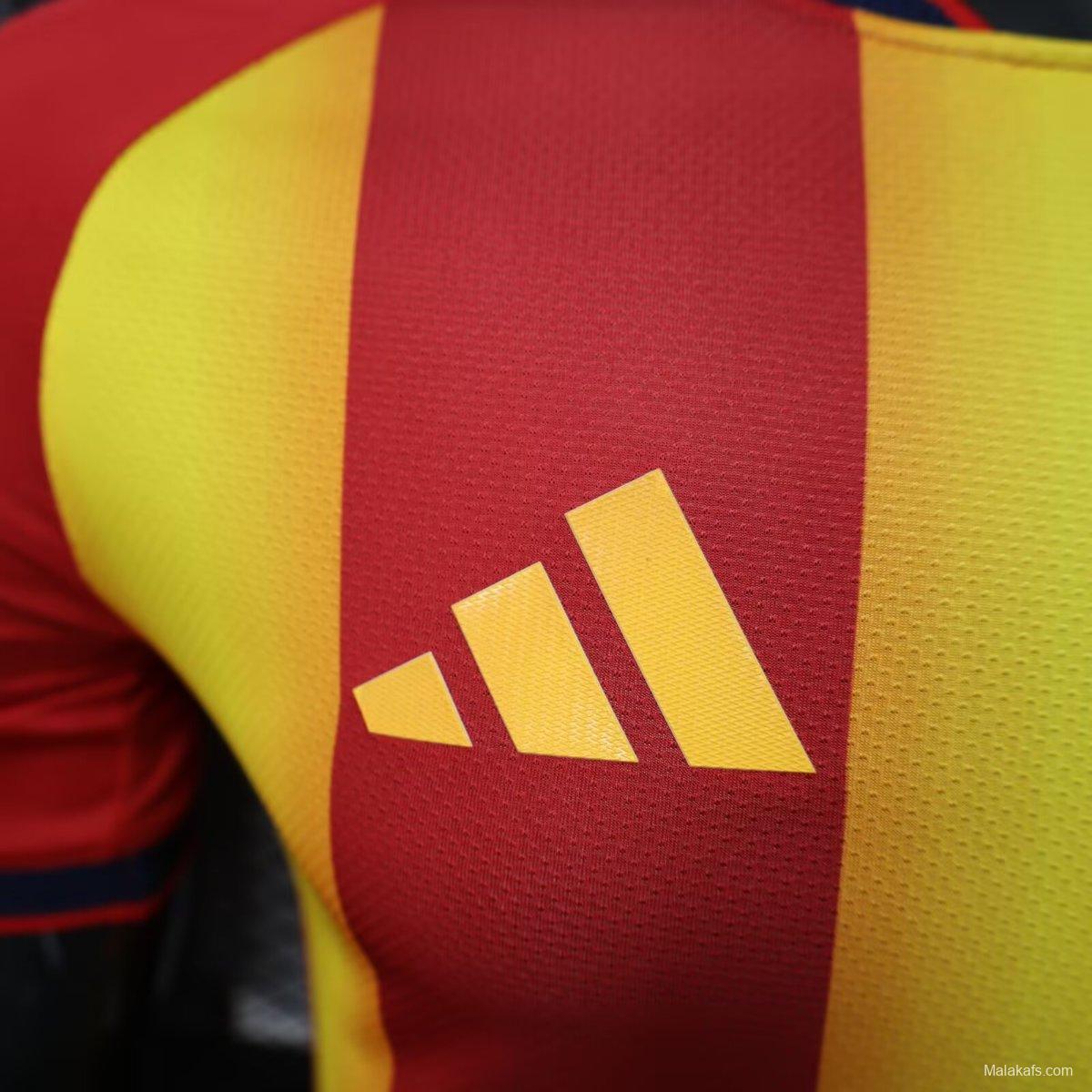 Player Version 2026 Spain Red/Yellow Pre-Match Jersey