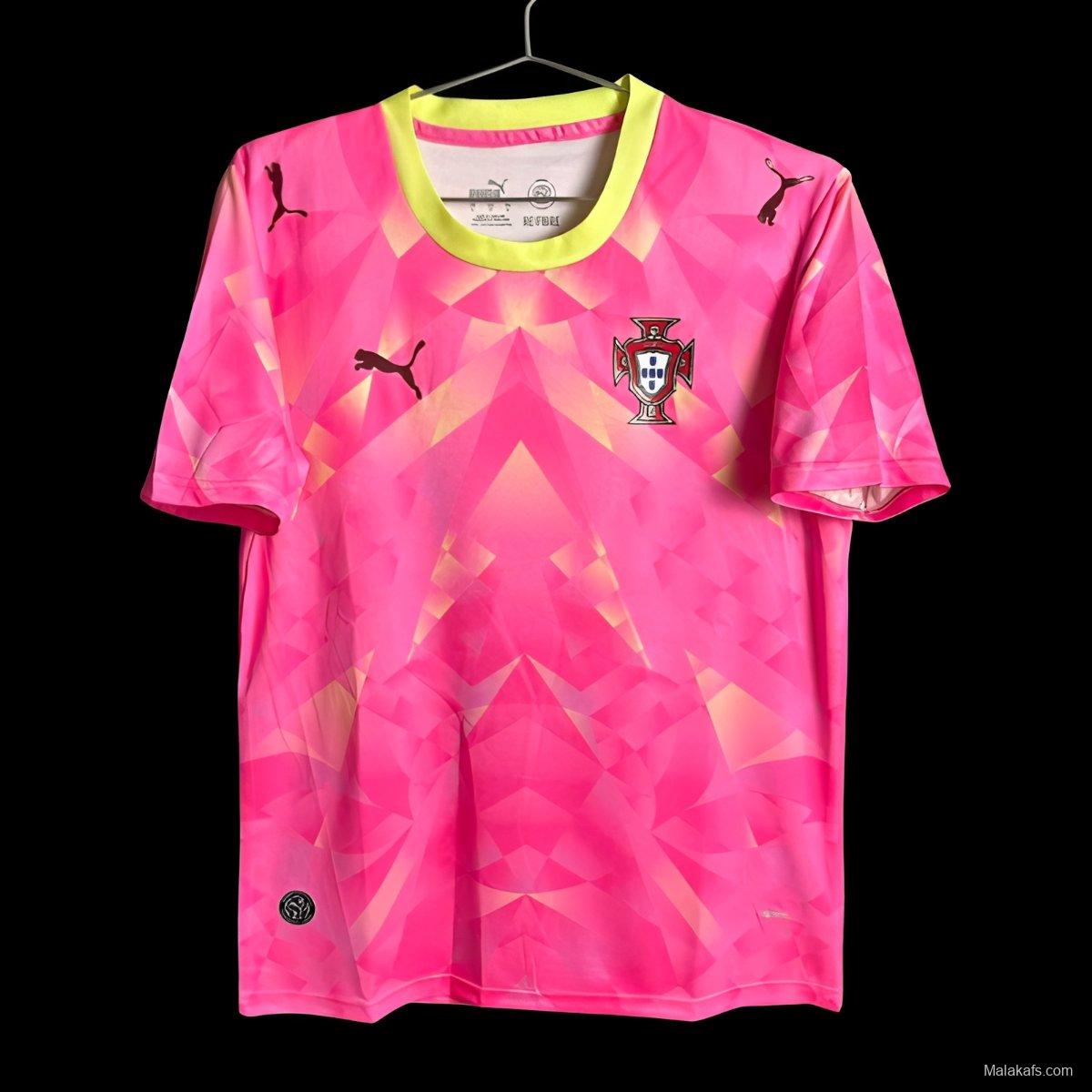 2026 Portugal Pink Pre-Match Jersey