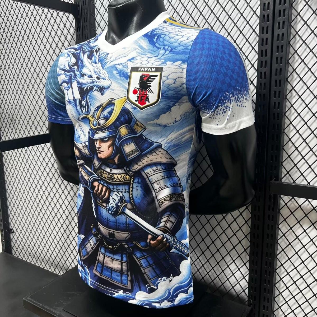 Player Version 2026 Japan Blue Samurai Dragon Special Edition Jersey