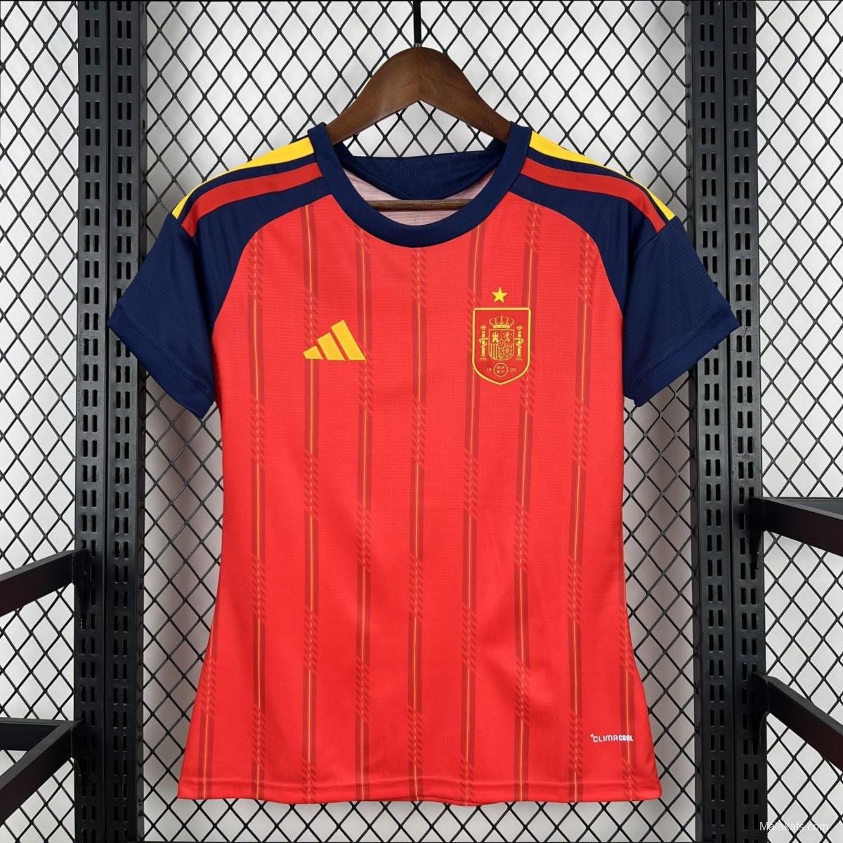 2026 Womens Spain World Cup Home Jersey