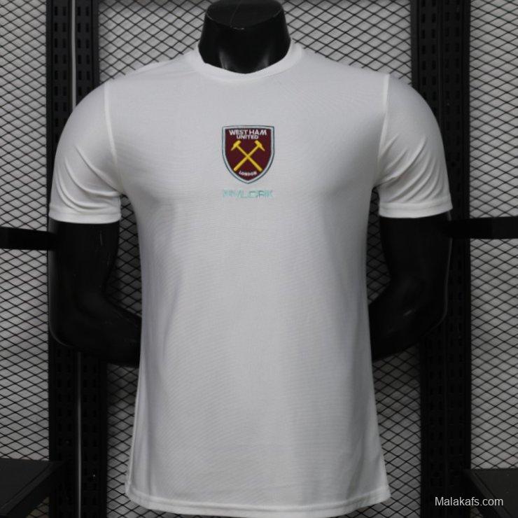 Player Version 26/27 West Ham United White Short Sleeve Training Jersey