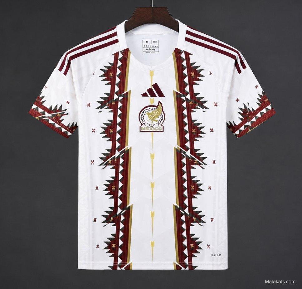 2026 Mexico Aztec Roots White Special Jersey