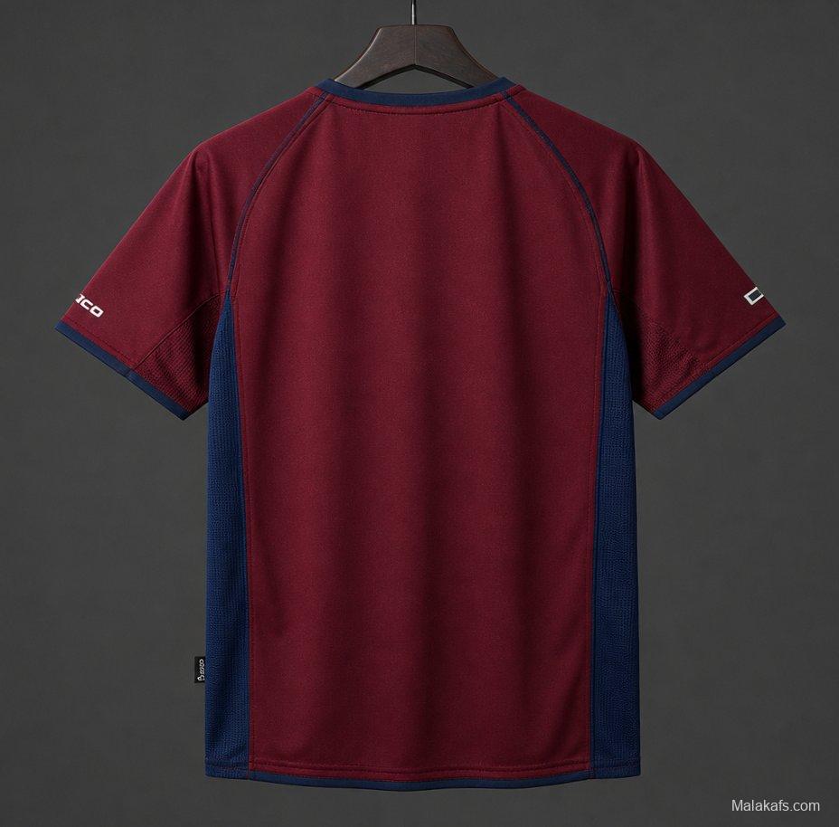 Retro 2002 Mexico World Cup Third Burgundy/Maroon Jersey