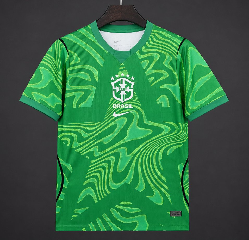 2026 Brazil Green Goalkeeper Jersey