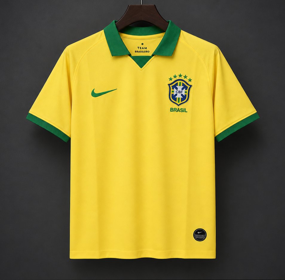 Retro 2020 Brazil Home Jersey