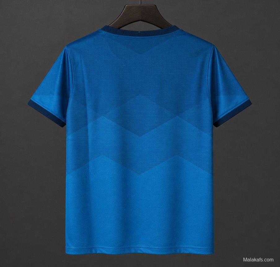 Retro 2021 Brazil Away Blue Jersey